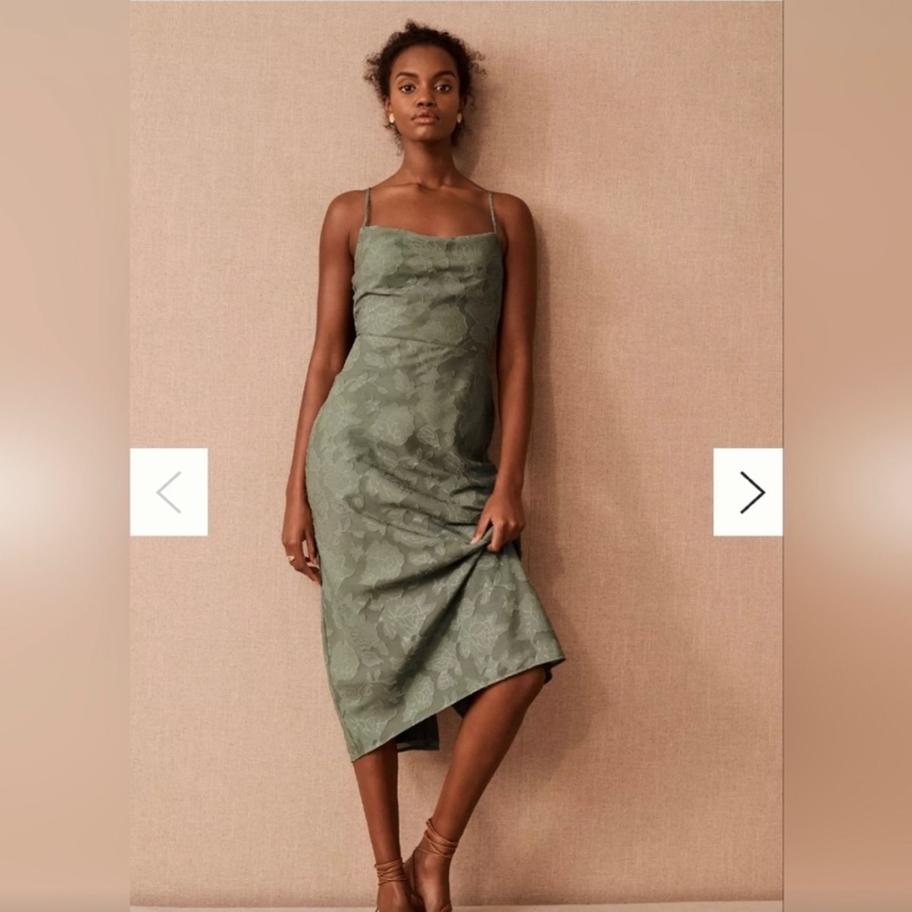 Green Floral Dress